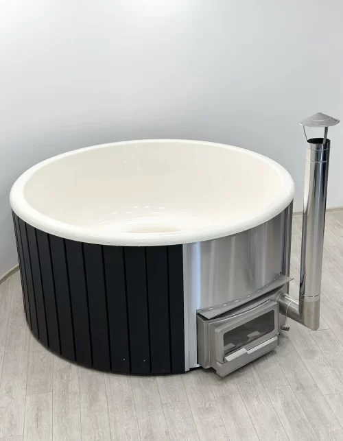 Hot tub Acryl Elite WPC schwarz weiss 1